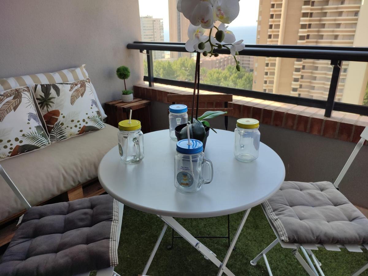 Junto Playa Levante Con Terraza Chill-Out-2 Wcs-A Estrenar Gemelos 23 Benidorm Kültér fotó