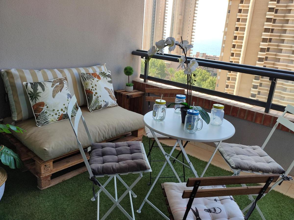 Junto Playa Levante Con Terraza Chill-Out-2 Wcs-A Estrenar Gemelos 23 Benidorm Kültér fotó